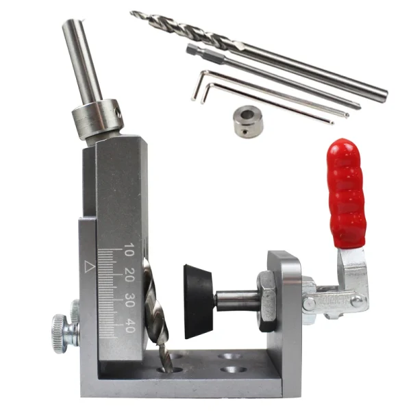 Pocket Hole locator Jig Kit System For Wood Working Joinery Step Drill Bit 9mm Set For Carpenter WoodWorking Hardware Tools - Image 6