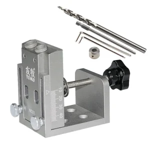 Pocket Hole locator Jig Kit System For Wood Working Joinery Step Drill Bit 9mm Set For Carpenter WoodWorking Hardware Tools